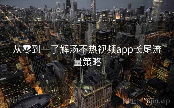 从零到一了解汤不热视频app长尾流量策略